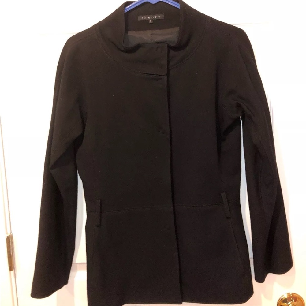 Theory Black Jacket Small - image 1
